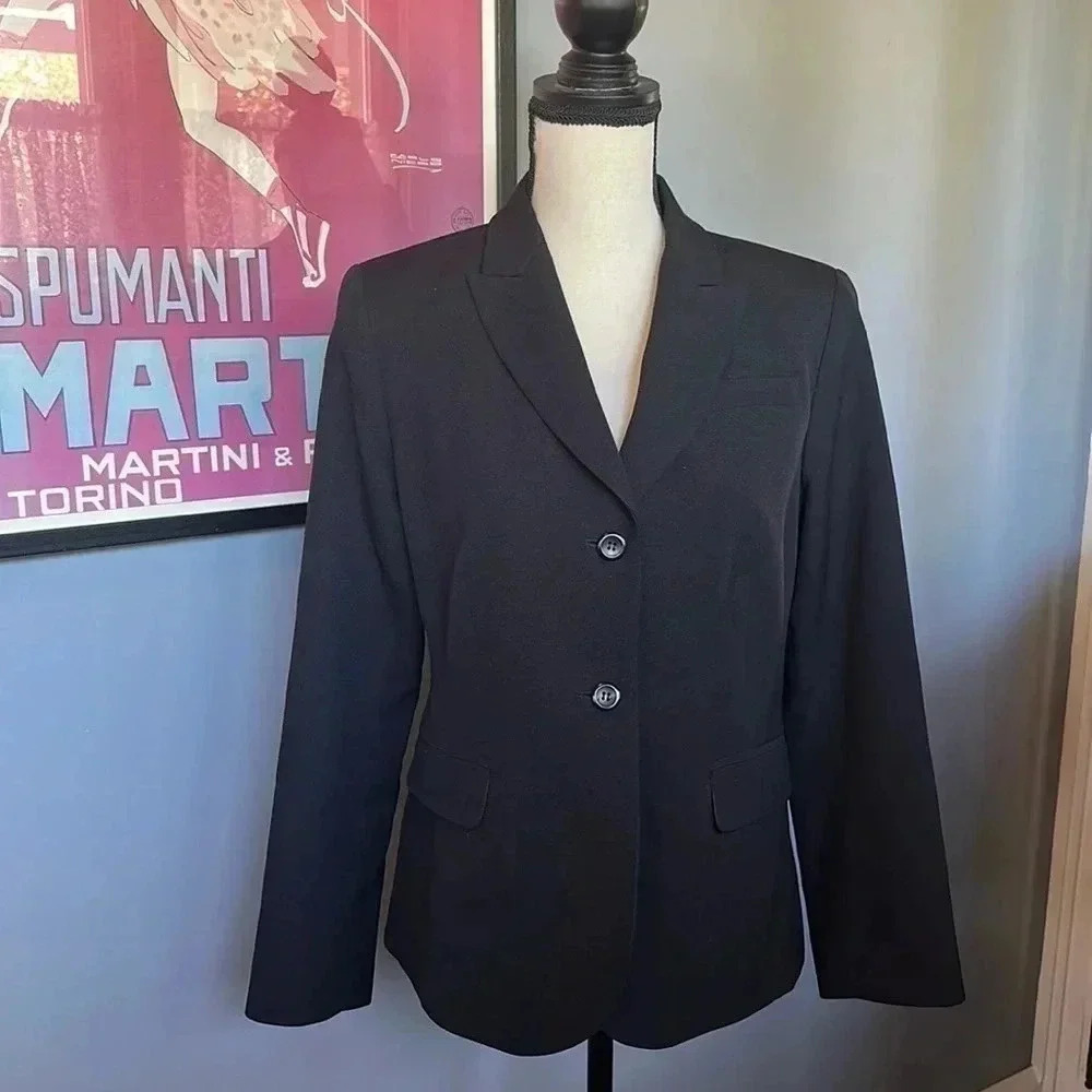 Pendleton | Black Wool Two Button Blazer - image 2